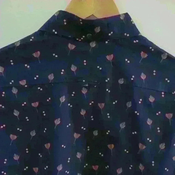 BEN SHERMAN | Men's Navy (Marine) Blue Regular-Fit Scattered Floral Dre… - Picture 7 of 7